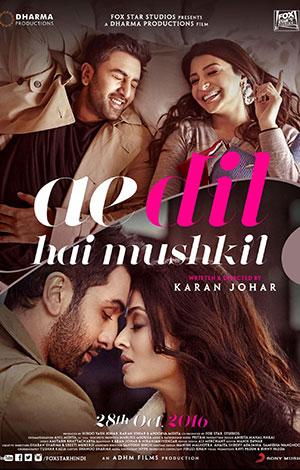 Ae Dil Hai Mushkil (2016) Hindi Full Movie 480p [400MB] | 720p [1.4GB] | 1080p [4.5GB]